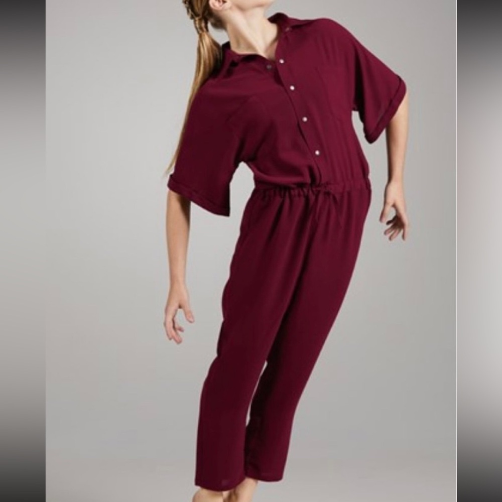 Balera Elegant Burgundy Jumpsuit